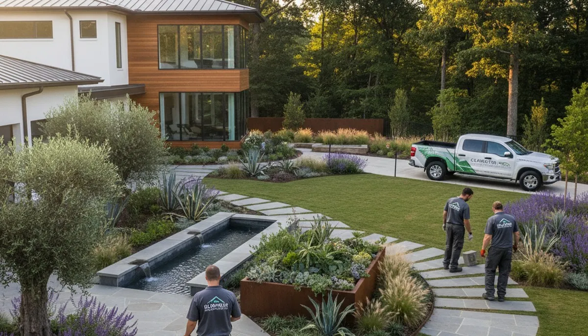 Landscaping services in Atlanta, GA by Lawn Care Atlanta for residential and commercial properties