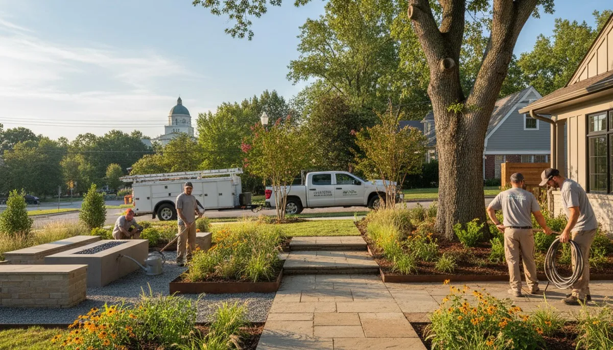 Landscaping service in Atlanta, GA for lawn care and property maintenance