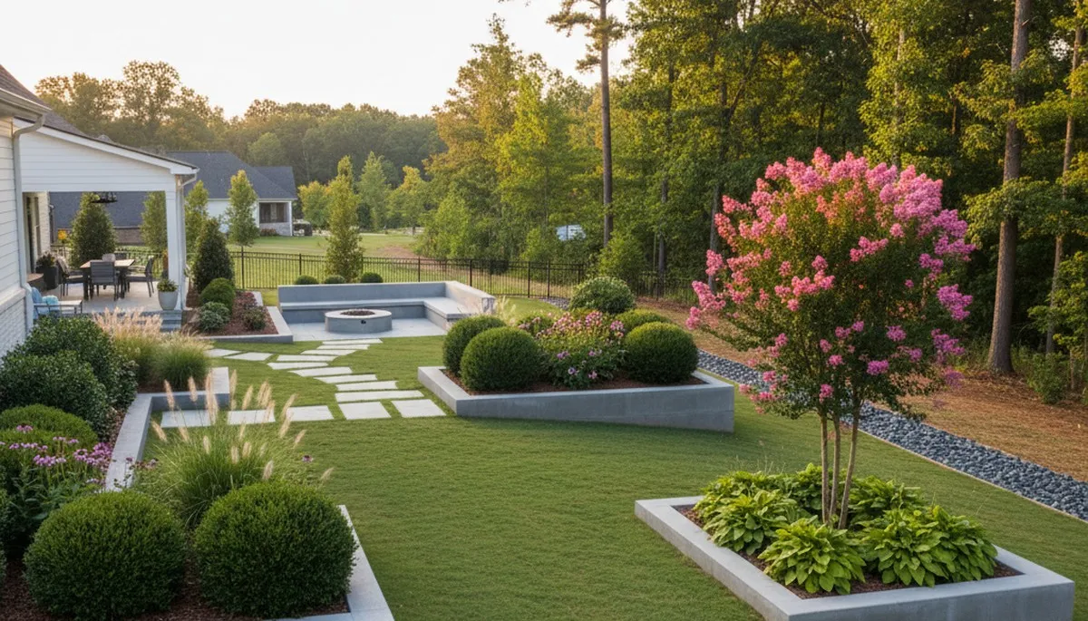 Atlanta, GA landscaping service by Lawn Care Atlanta for residential yard maintenance and lawn care