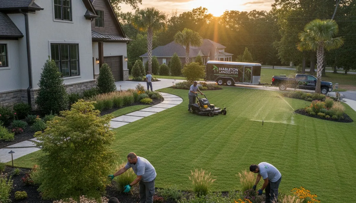 Landscaping service in Atlanta, GA for lawn care and yard maintenance