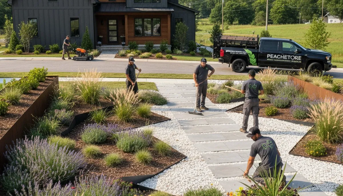 Atlanta, GA landscaping services for lawn care, yard maintenance, and landscape design