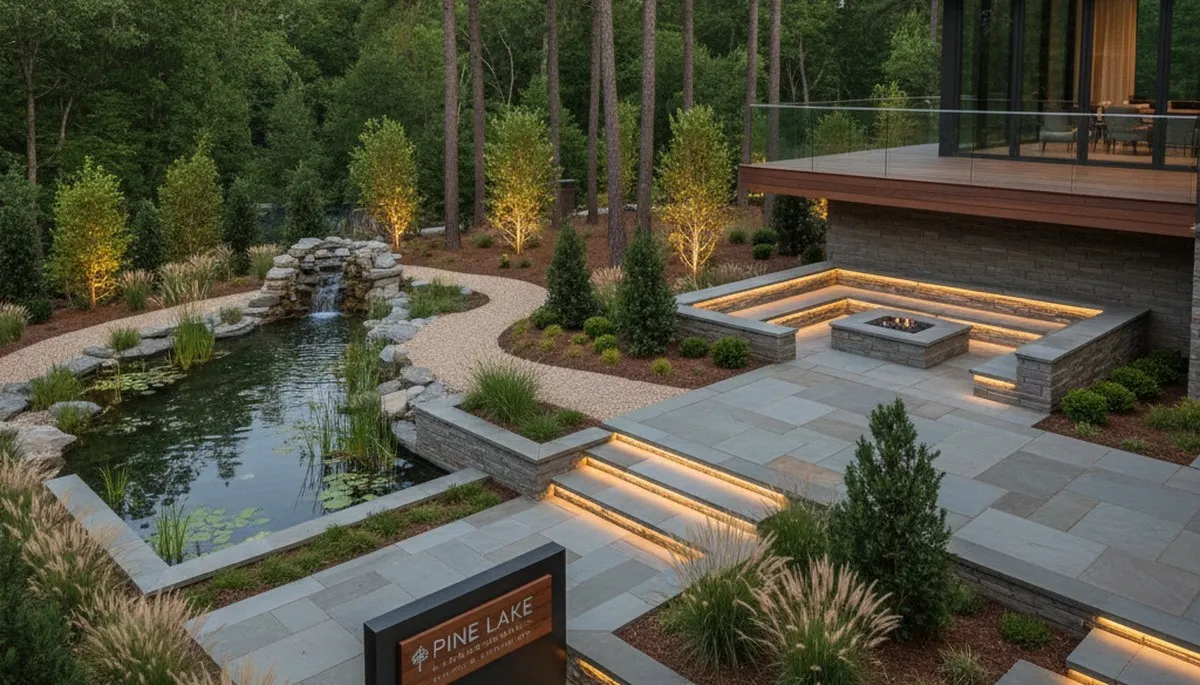 Landscaping service in Atlanta, GA for lawn care, yard maintenance, and landscape cleanup