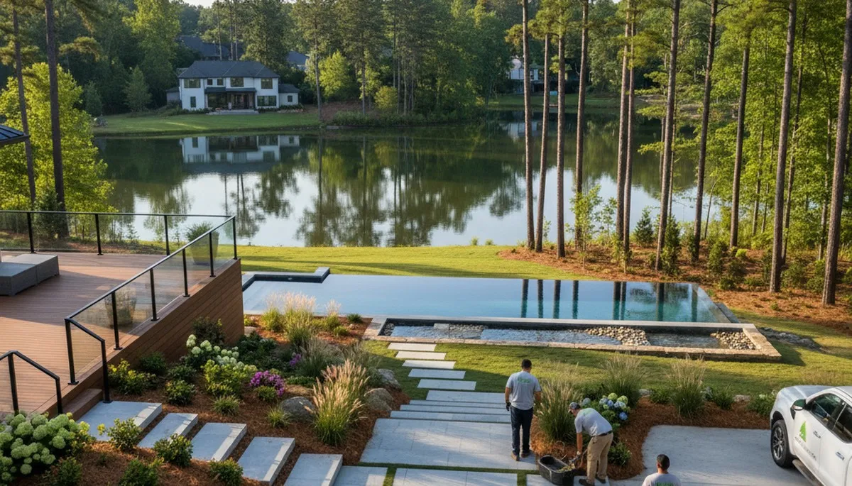 Atlanta, GA landscaping services for lawn care and property maintenance