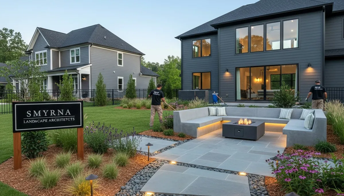 Landscaping service in Atlanta, GA for professional lawn care and yard maintenance