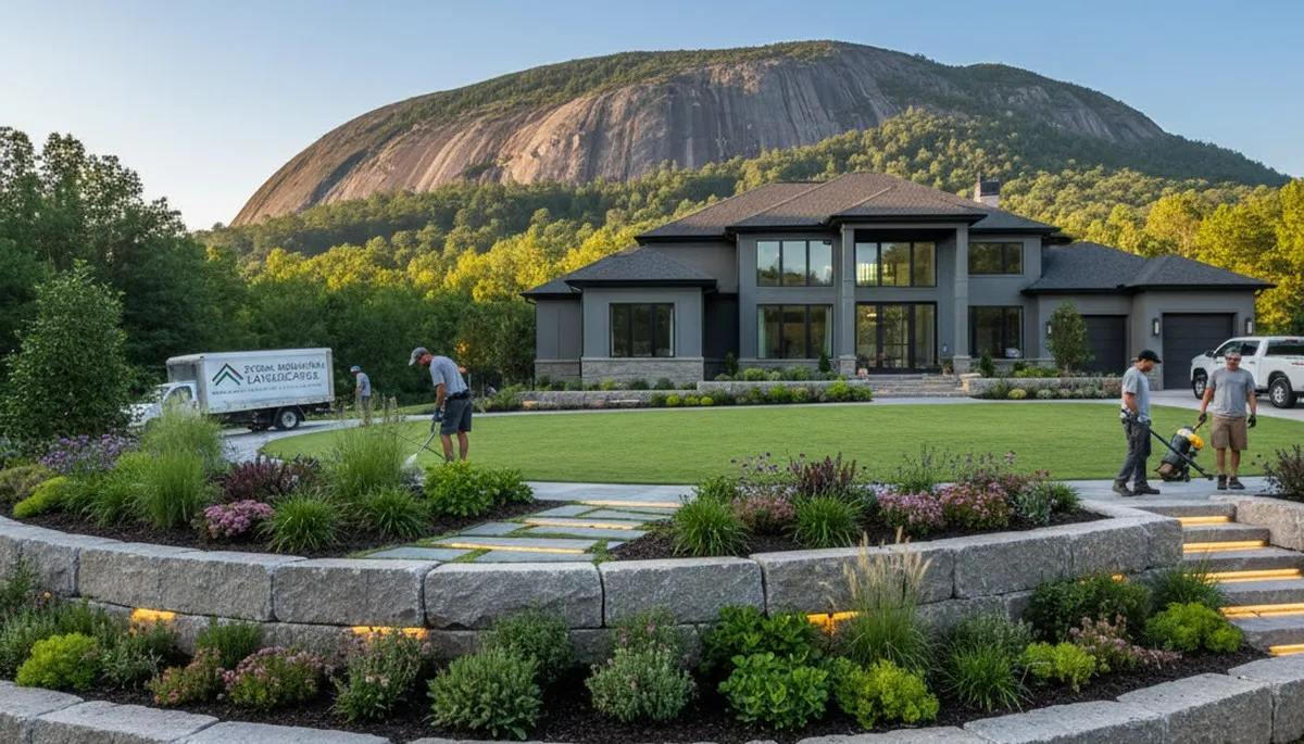 Atlanta, GA landscaping service for lawn care and yard maintenance by Lawn Care Atlanta GA
