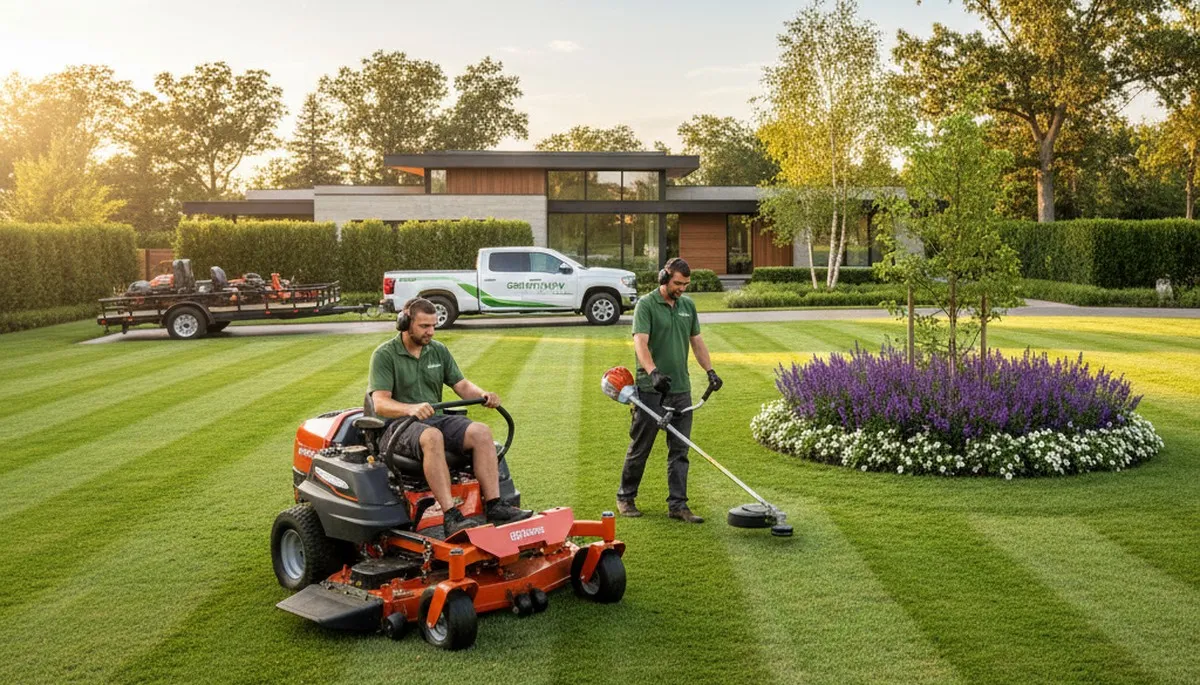 Professional lawn mowing service in Atlanta, GA by Chop Chop Landscaping